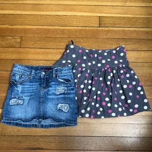 2 adorbs skirts with built in shorts.